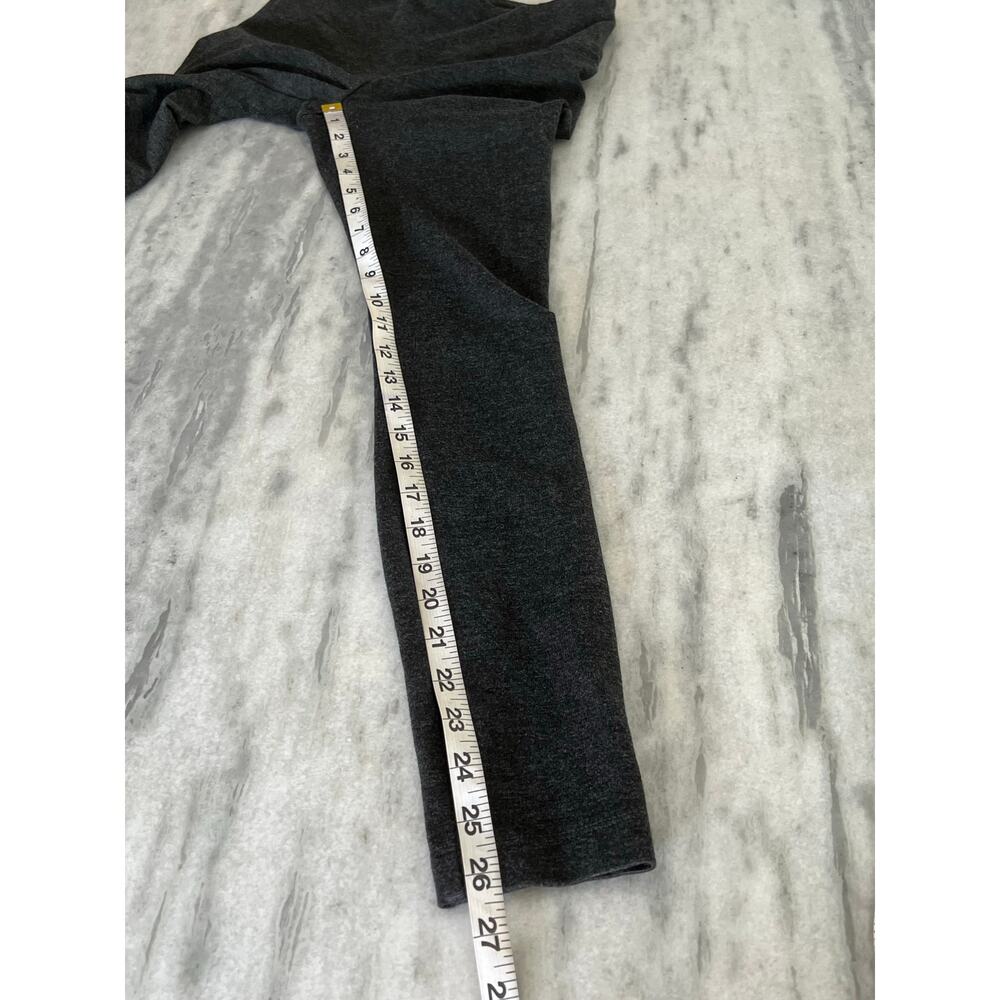 Runway Leggings WHBM Gray Stretch Knit Size 4 Short Ankle Casual Athleisure - Picture 8 of 9